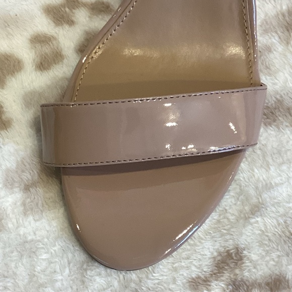 ABOUND Patent Leather Nude High Heel Sandal, Size 10 - Picture 5 of 13